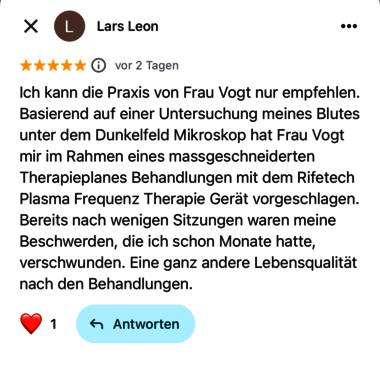 Bewertung von Google